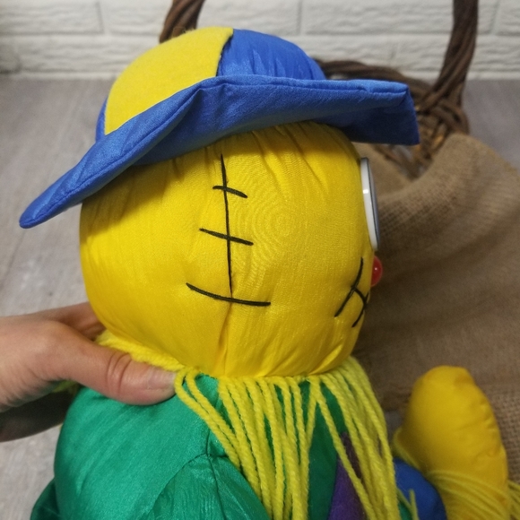 Nylon plush scarecrow (vintage) - Picture 6 of 14